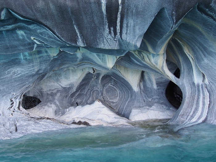 【チリ03】マーブルカテドラル　青く輝く大理石の洞窟 (24)