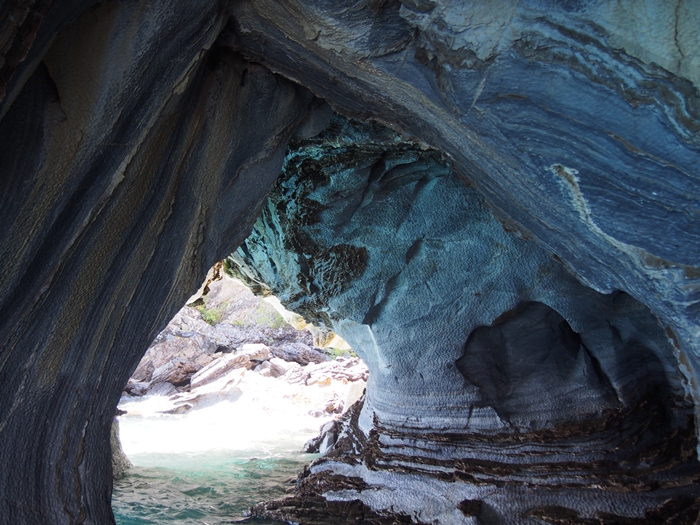 【チリ03】マーブルカテドラル　青く輝く大理石の洞窟 (27)