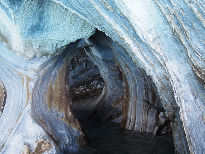 【チリ03】マーブルカテドラル　青く輝く大理石の洞窟 (28)