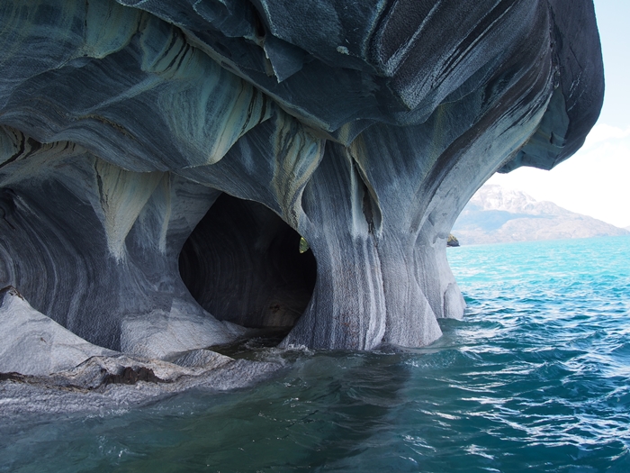 【チリ03】マーブルカテドラル　青く輝く大理石の洞窟 (26)