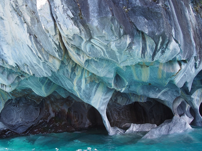 【チリ03】マーブルカテドラル　青く輝く大理石の洞窟 (38)