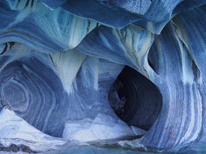 【チリ03】マーブルカテドラル　青く輝く大理石の洞窟 (25)