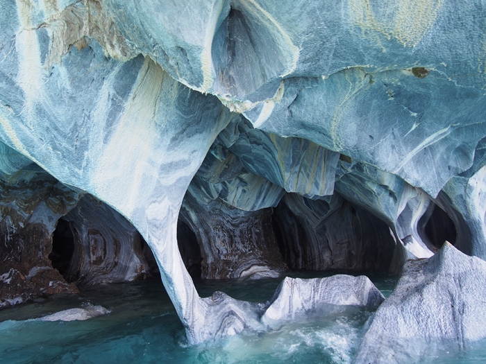 【チリ03】マーブルカテドラル　青く輝く大理石の洞窟 (34)