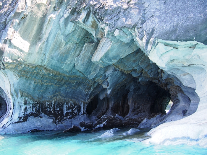 【チリ03】マーブルカテドラル　青く輝く大理石の洞窟 (21)
