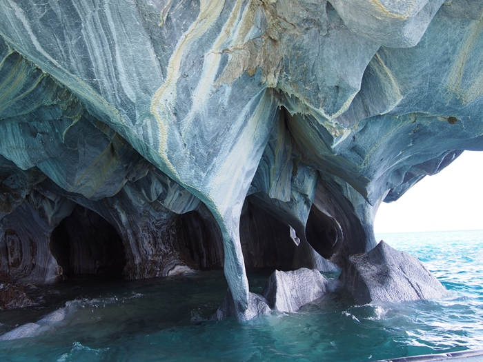 【チリ03】マーブルカテドラル　青く輝く大理石の洞窟 (35)