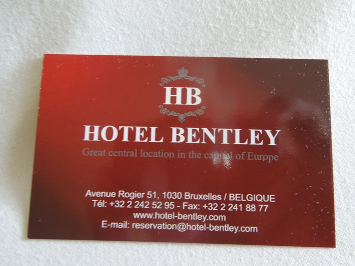 【ベルギー03】ブリュッセルの安宿情報「Hotel Bentley」 (2)