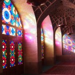 【イラン04】世界遺産より印象に残ったマスジェデ・ナスィーロル・モスク、別名ピンク・モスク。