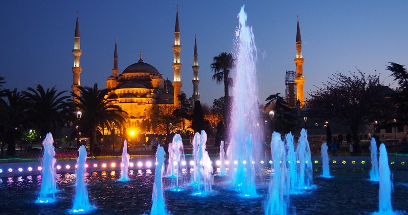【トルコ03】夜のイスタンブール 眺めの良いレストラン発見！