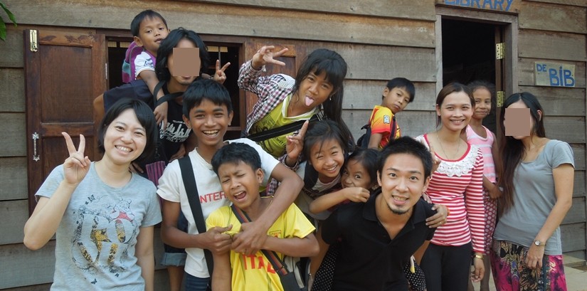 【カンボジア08】カンボジアで日本語学校のボランティア！アンコール・ツリースクールにて。